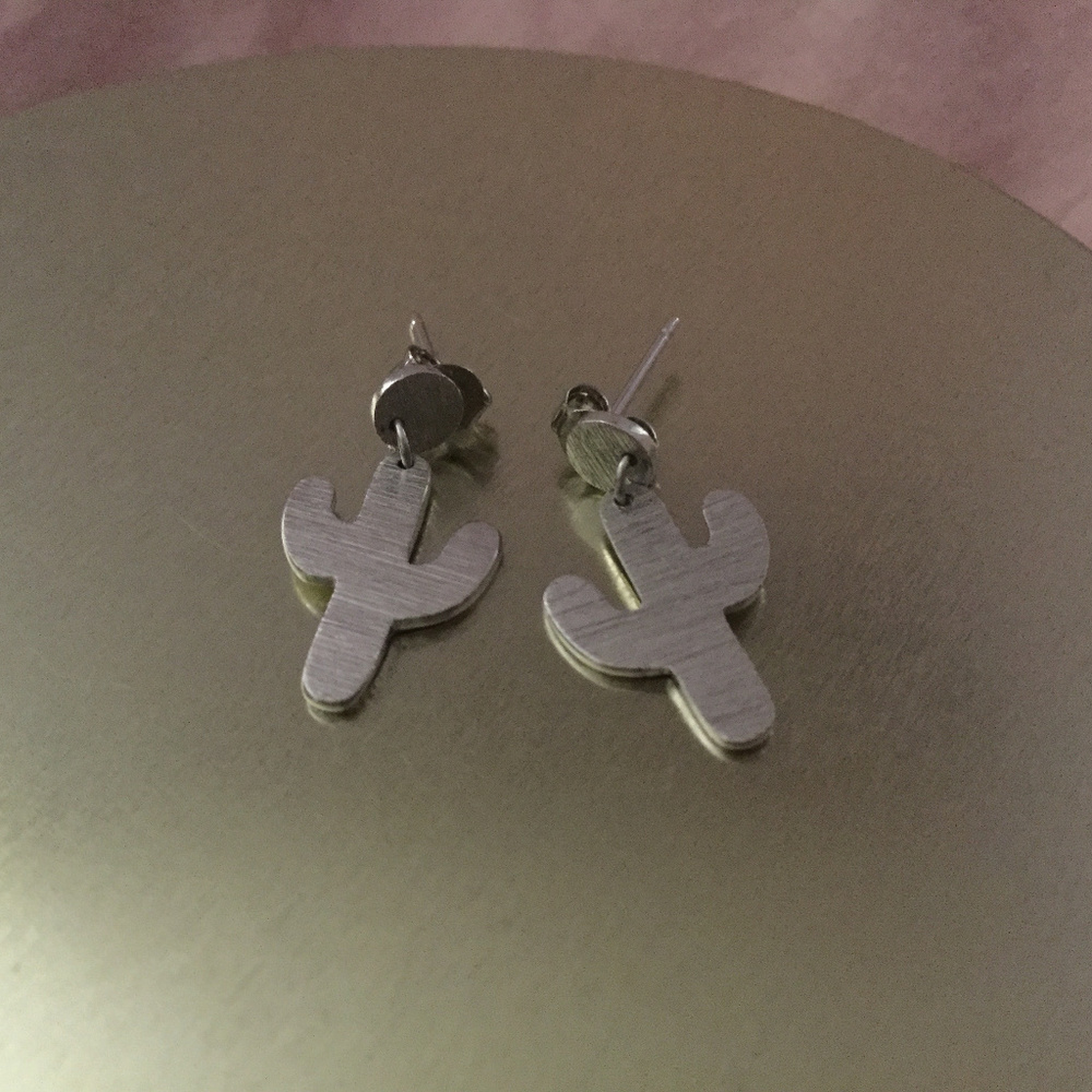 cactus earrings